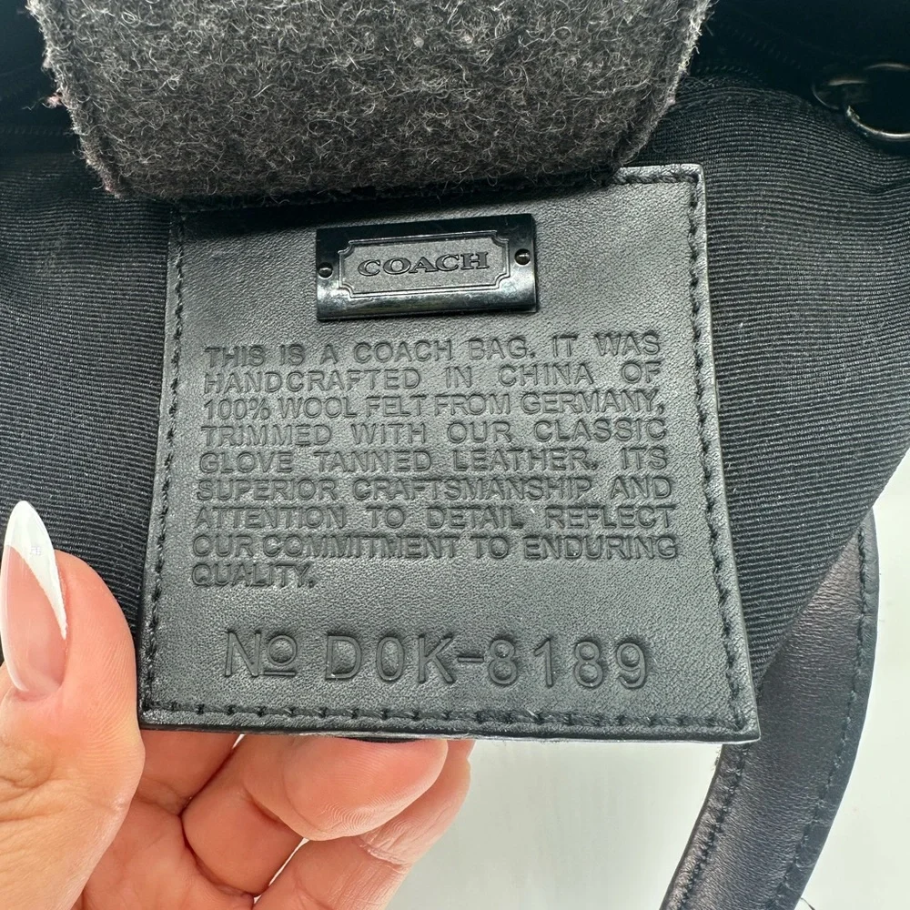 Coach • 8189 Wool Mini Tote - Picture 9 of 14